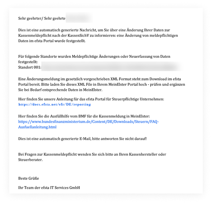 Email-Benachrichtigung