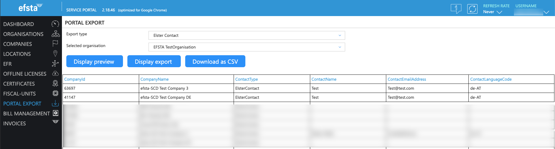 Export-Elster-Contacts